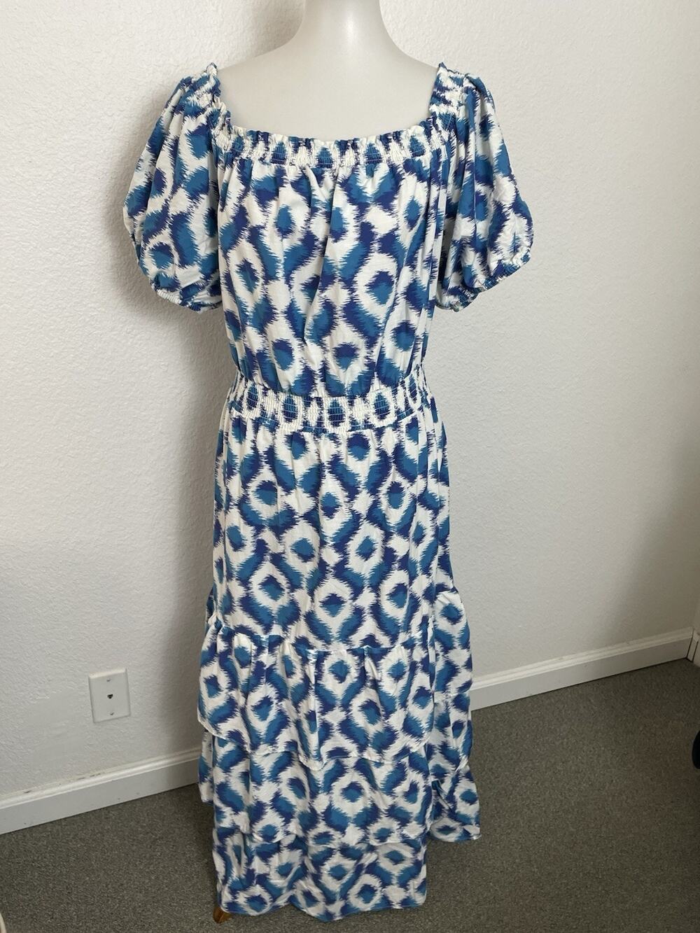 Knox Rose Maxi Dress Off Shoulder Print Cottagecore Boho Chic FLAW